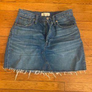 Madewell Jean Skirt Size 27